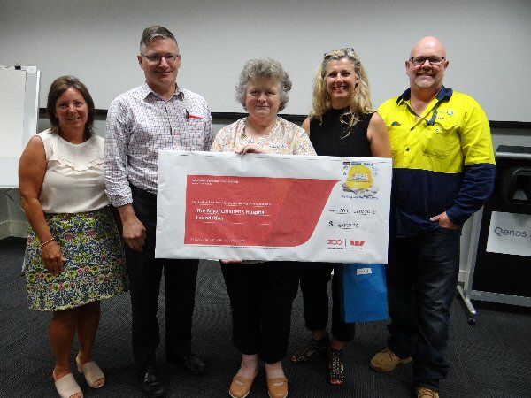 L-R Julie Lyons, Rob Berton, Mary McGowan, Donna Aranyi and Mick Dwyer